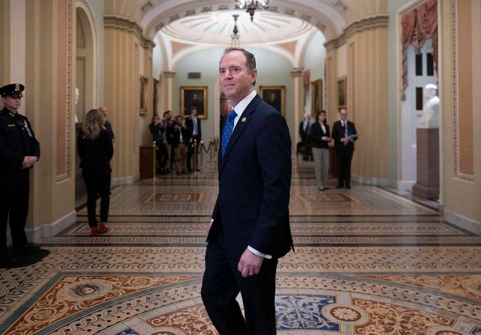 House Democratic impeachment manager, House Intelligence Committee Chairman Adam Schiff, D-Cali ...