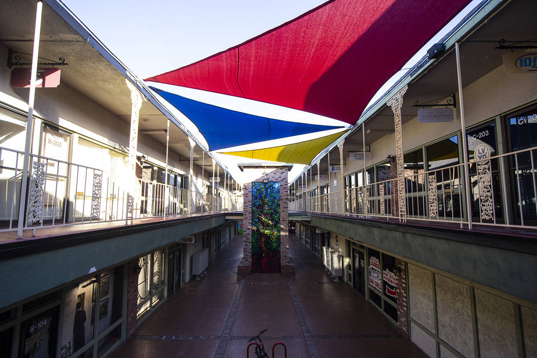 A view of New Orleans Square in Las Vegas on Tuesday, Jan. 28, 2020. (Chase Stevens/Las Vegas R ...