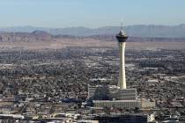 Winds gusts up to 35 mph will be felt in the Las Vegas Valley on Wednesday, Jan. 29, 2029, acco ...