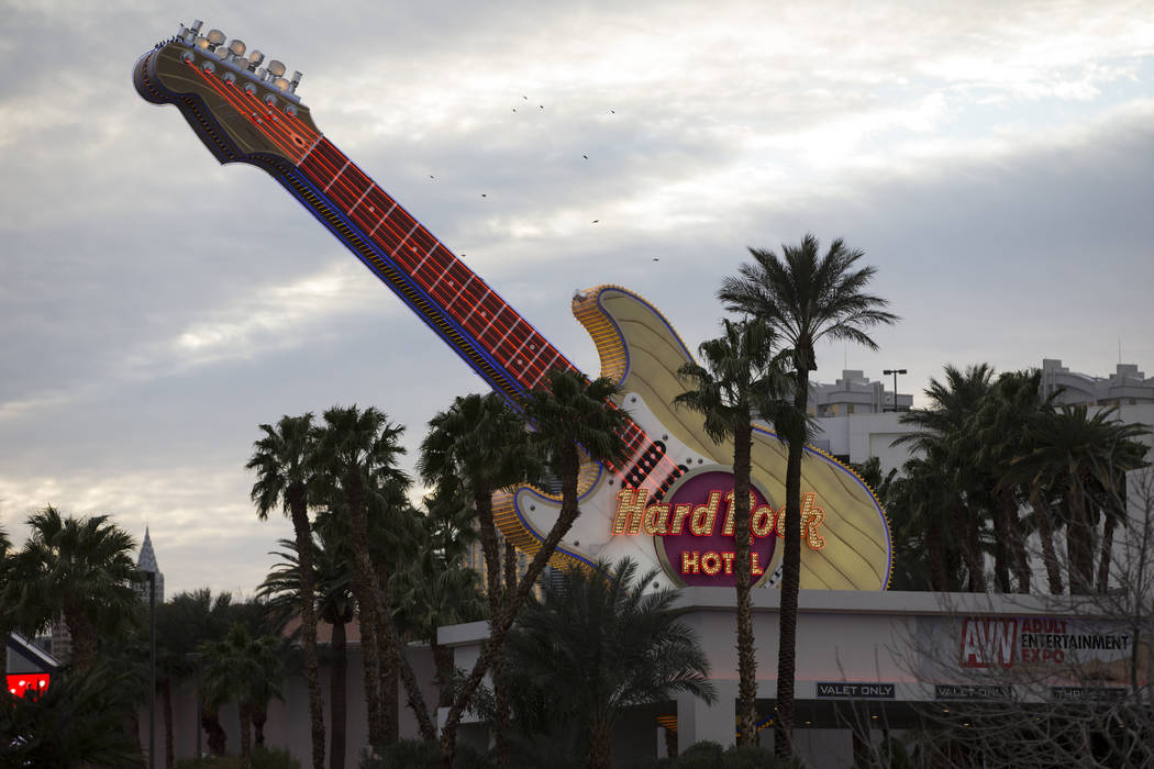 Hard Rock hotel-casino in Las Vegas, Friday, Jan. 19, 2018. Erik Verduzco Las Vegas Review-Jour ...