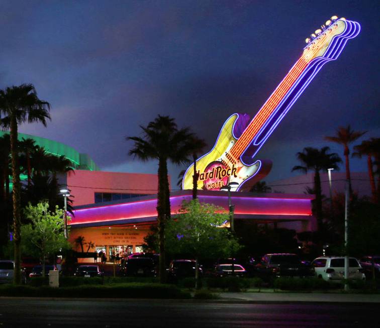 Hard Rock Hotel in Las Vegas Tuesday, Aug. 27, 2019. (K.M. Cannon/Las Vegas Review-Journal) @KM ...