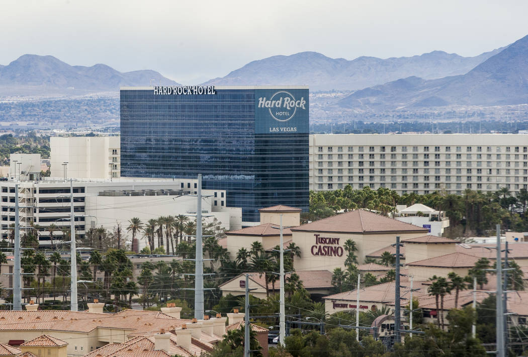 The Hard Rock Hotel in Las Vegas on Saturday, Jan. 20, 2018. Patrick Connolly Las Vegas Revie ...