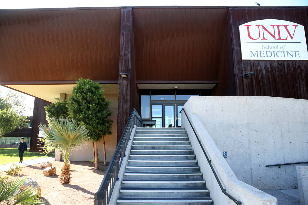 UNLV School of Medicine at the temporary Shadow Lane Biotech Research Center campus in Las Vega ...