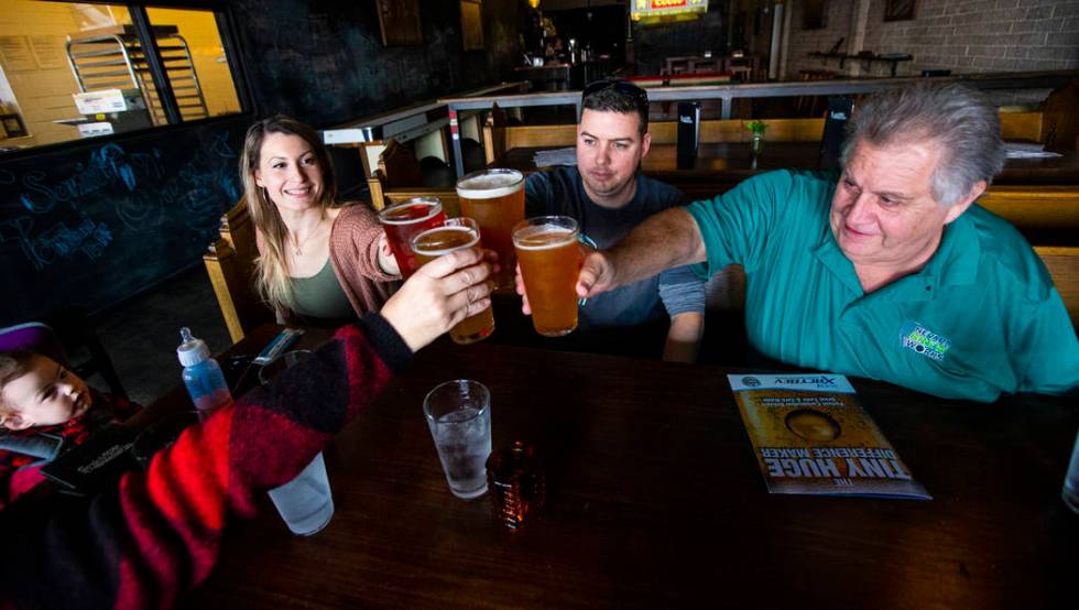 The family of beer lovers plans to launch Nevada Brew Works in April in the Arts District. (Cha ...