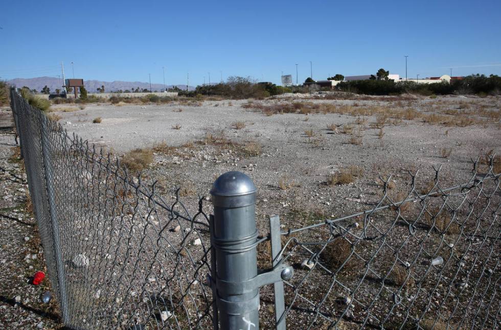 A vacant lot east of 4500 Meadows Lane, next to Meadows Mall, photographed on Friday, Jan. 10, ...