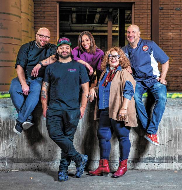 Chefs to watch group shot on Jan. 28, 2020, in Las Vegas. Left to right: Lanny Chin of The Slan ...