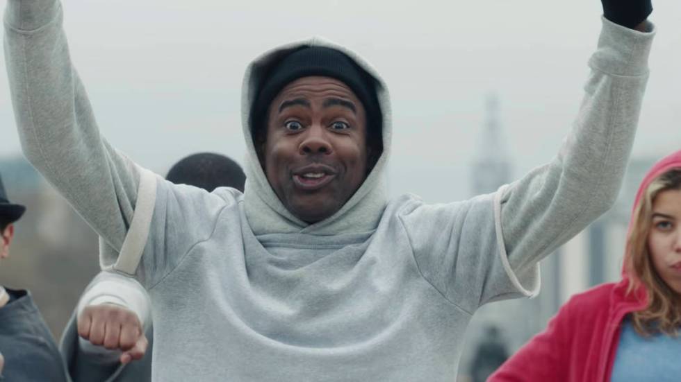 This undated image provided by Facebook shows Chris Rock in a scene from the company's 2020 Sup ...