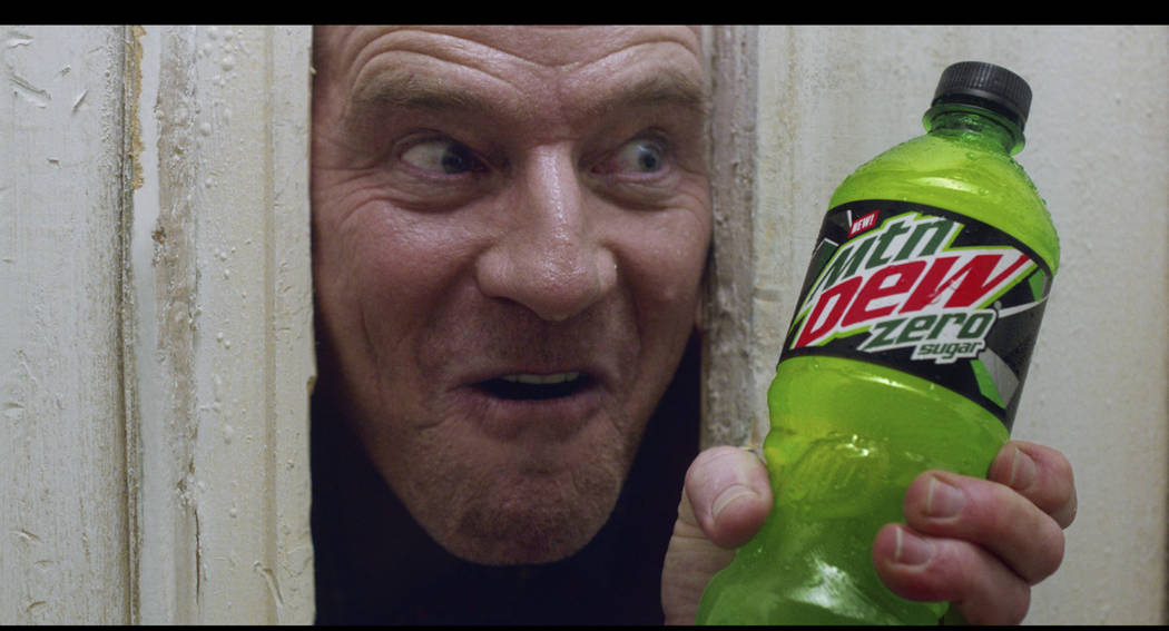 This undated image provided by Mountain Dew shows Bryan Cranston in a scene from the company's ...