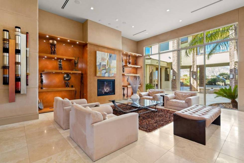 The living room opens to the pool. (Ivan Sher Group)