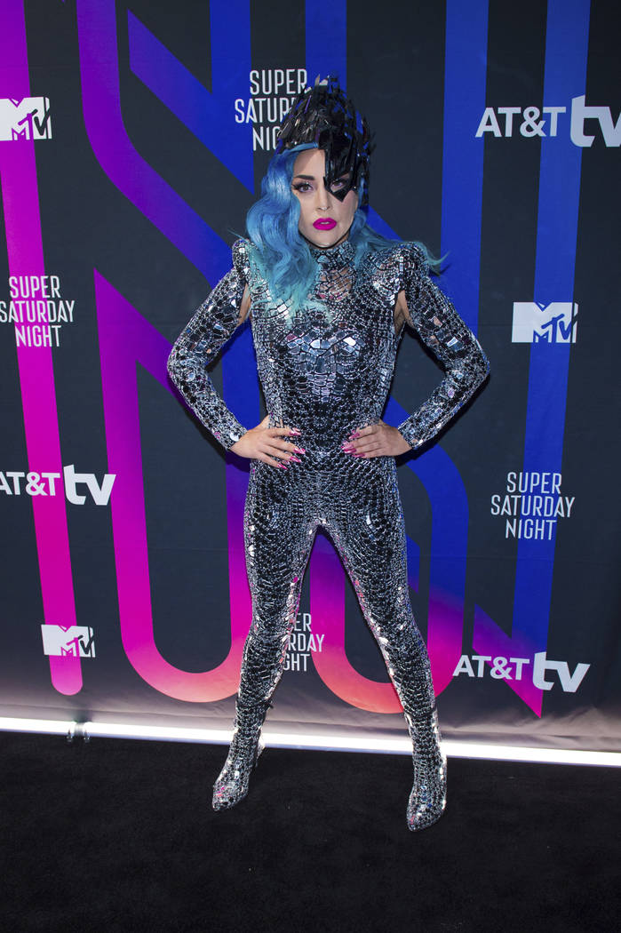 Lady Gaga attends the AT&T TV Super Saturday Night at Meridian on Island Gardens ...