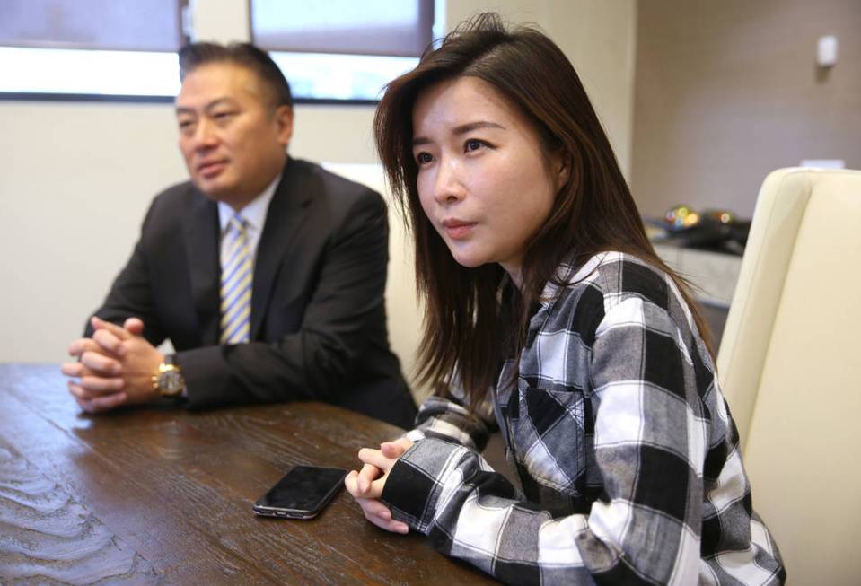 Legal assistant Michelle Zhang, who has family in China working in hospitals affected by the co ...