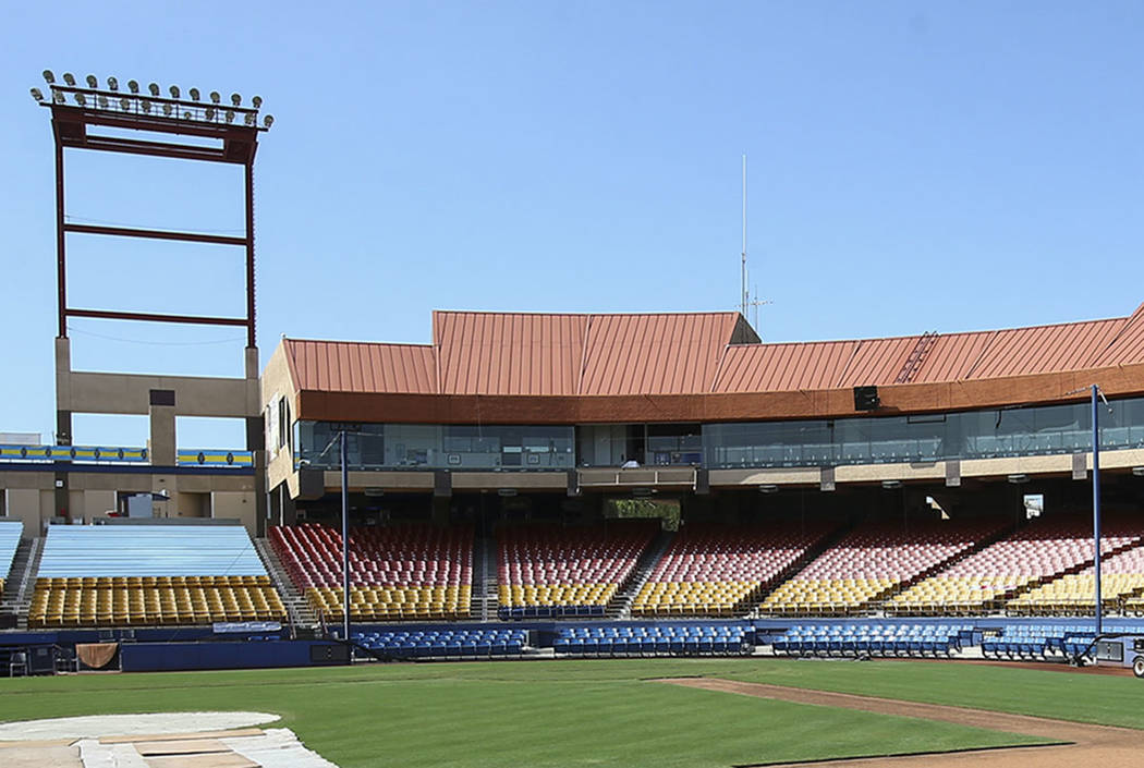 Cashman Field in Las Vegas (Chase Stevens Las Vegas Review-Journal)