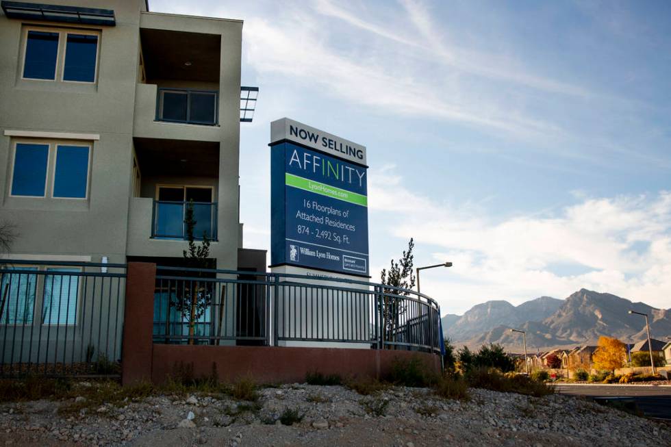 Affinity residential complex on Charleston Blvd. near the 215 Beltway in Las Vegas on Monday, N ...