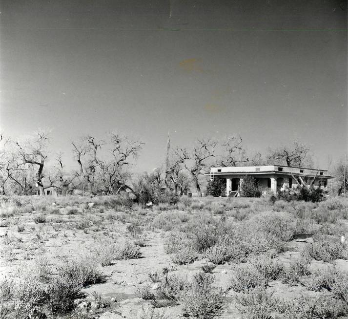 The Keil Ranch park mansion is seen in 1991. (Las Vegas Review-Journal file)