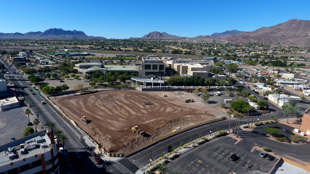 Site preparation begins for the new $25 million Henderson Community Ice Hockey Facility at the ...