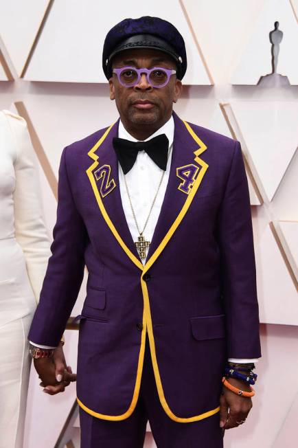 Spike Lee arrives at the Oscars on Sunday, Feb. 9, 2020, at the Dolby Theatre in Los Angeles. ( ...