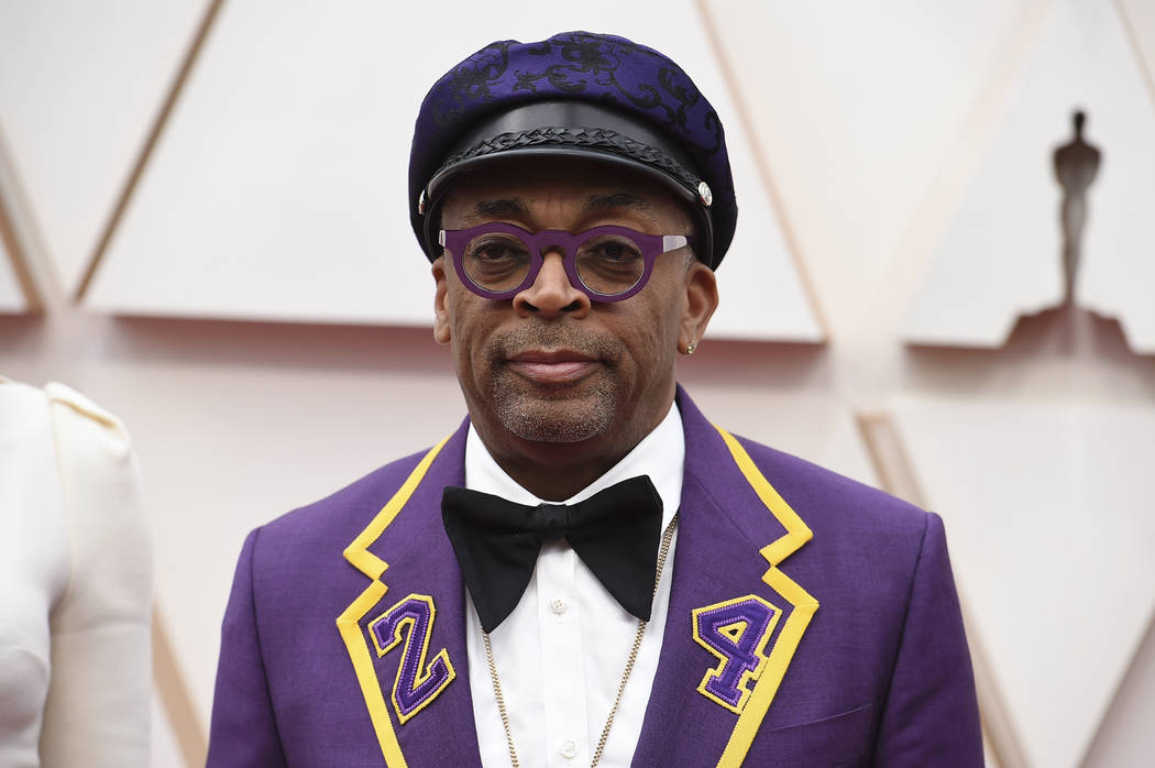 Spike Lee arrives at the Oscars on Sunday, Feb. 9, 2020, at the Dolby Theatre in Los Angeles. ( ...