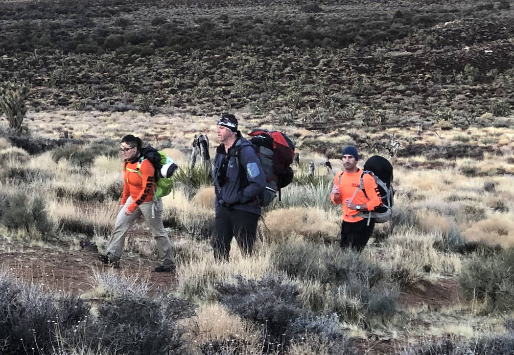 Search and rescue teams are looking for missing hiker at Red Rock Canyon National Conservation ...