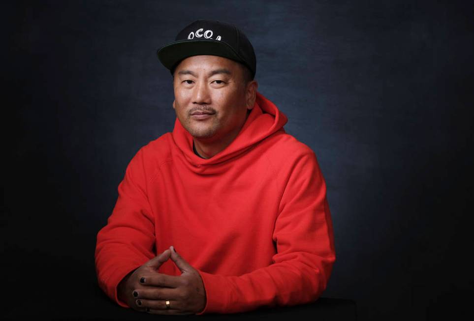 Chef Roy Choi, host of the new television series "Breaking Bread," poses for a portra ...