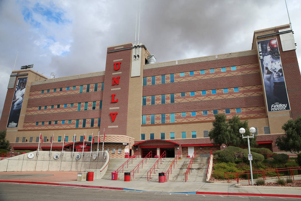 Sam Boyd Stadium in Las Vegas, Thursday, Nov. 21, 2019. (Erik Verduzco / Las Vegas Review-Journ ...