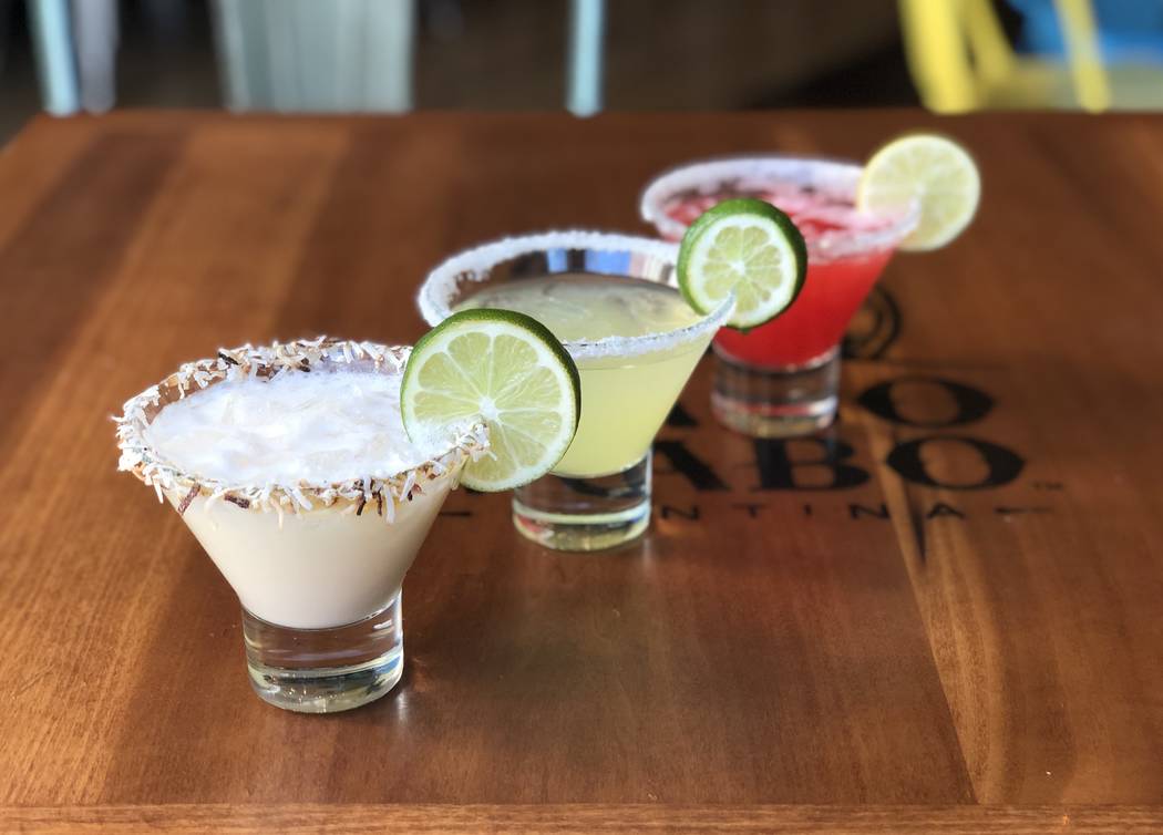 A margarita flight at Cabo Wabo Cantina (Cabo Wabo Cantina)