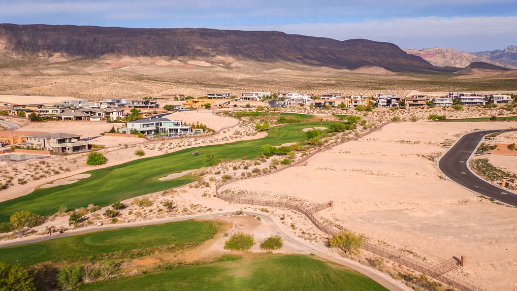 Fewer than three dozen homesites remain in The Ridges at Summerlin offering lots from one-quart ...