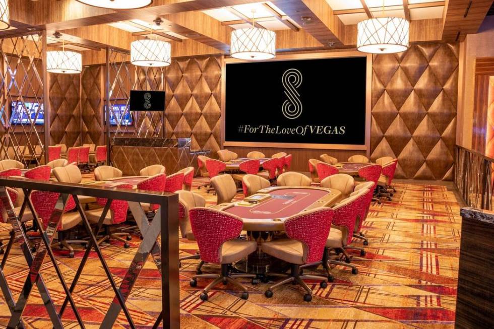 The Sahara's new poker room will have a grand opening Friday, Feb. 21. (Courtesy, Sahara Las Vegas)