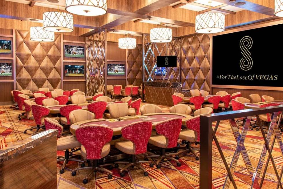 The Sahara's new poker room will have a grand opening Friday, Feb. 21. (Courtesy, Sahara Las Vegas)