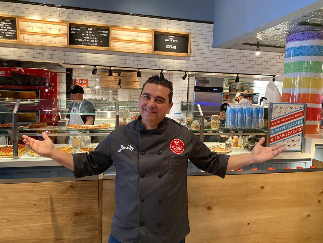 Buddy V has opened PizzaCake at Harrah's Las Vegas (Al Mancini/Las Vegas Review-Journal)