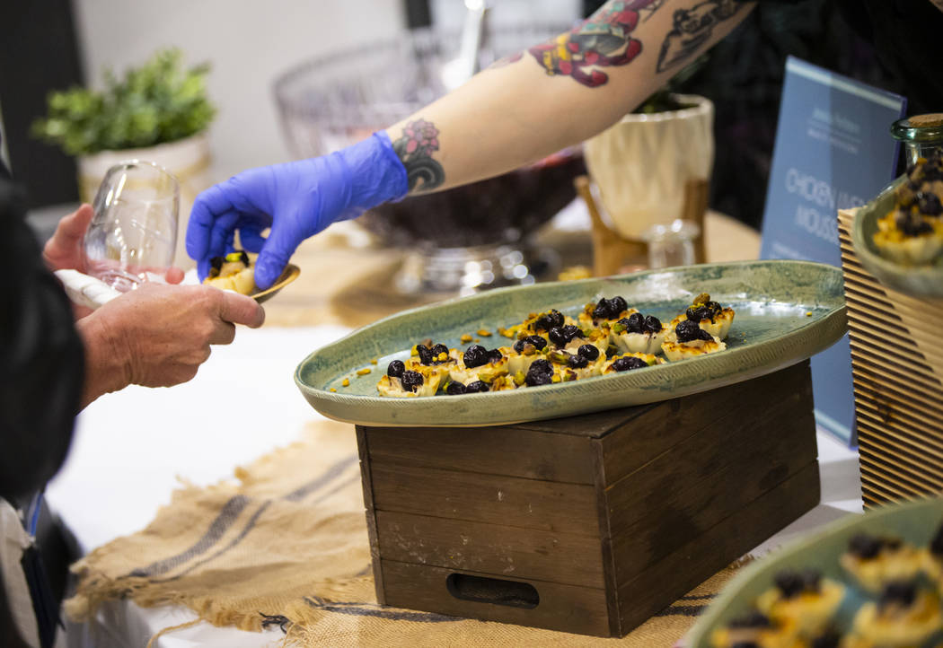 Chicken liver mousse is served at Main St. Provisions during a culinary celebration held by the ...