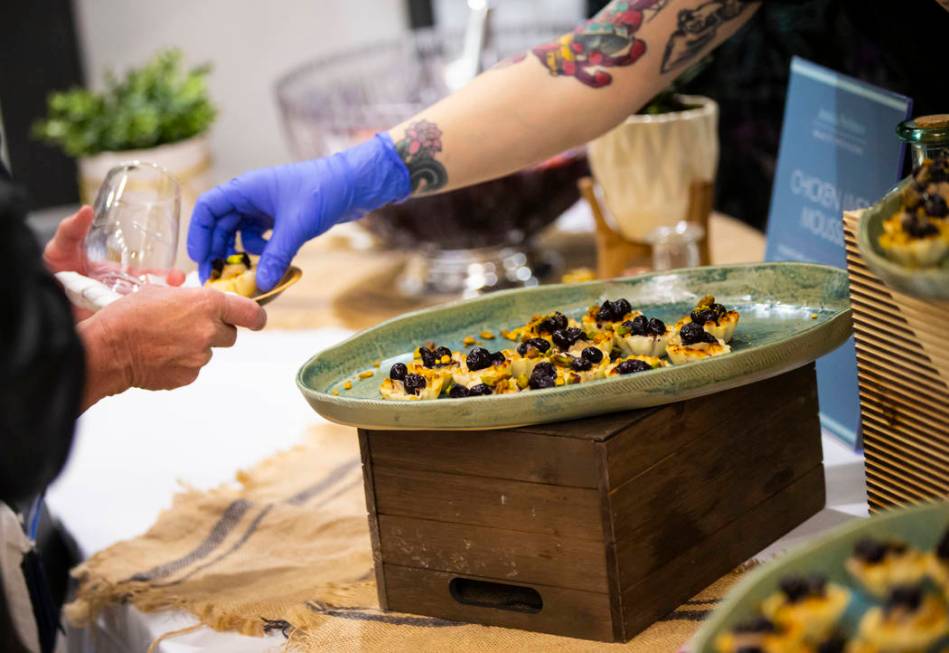 Chicken liver mousse is served at Main St. Provisions during a culinary celebration held by the ...