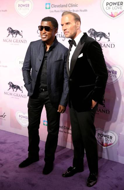 Songwriter and vocalist Kenny "Babyface" Edmonds, left, and singer-songwriter Matt Go ...