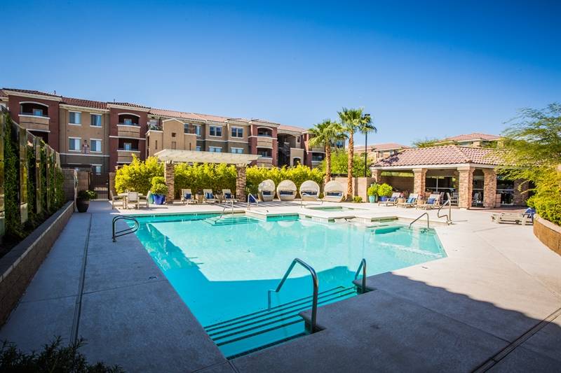 NNC Apartment Ventures acquired the 252-unit Inspirado apartment complex in Las Vegas, seen her ...