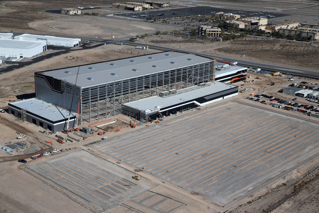 Aerial photo of the Intermountain Healthcare Performance Center and Raiders headquarters under ...