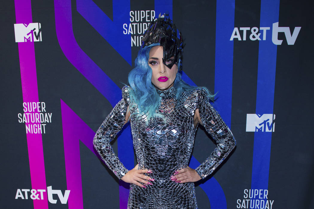 Lady Gaga attends the AT&T TV Super Saturday Night at Meridian on Island Gardens ...