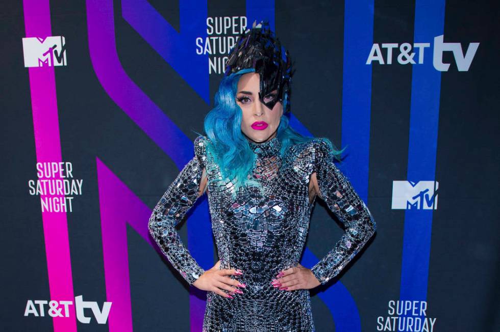 Lady Gaga attends the AT&T TV Super Saturday Night at Meridian on Island Gardens ...