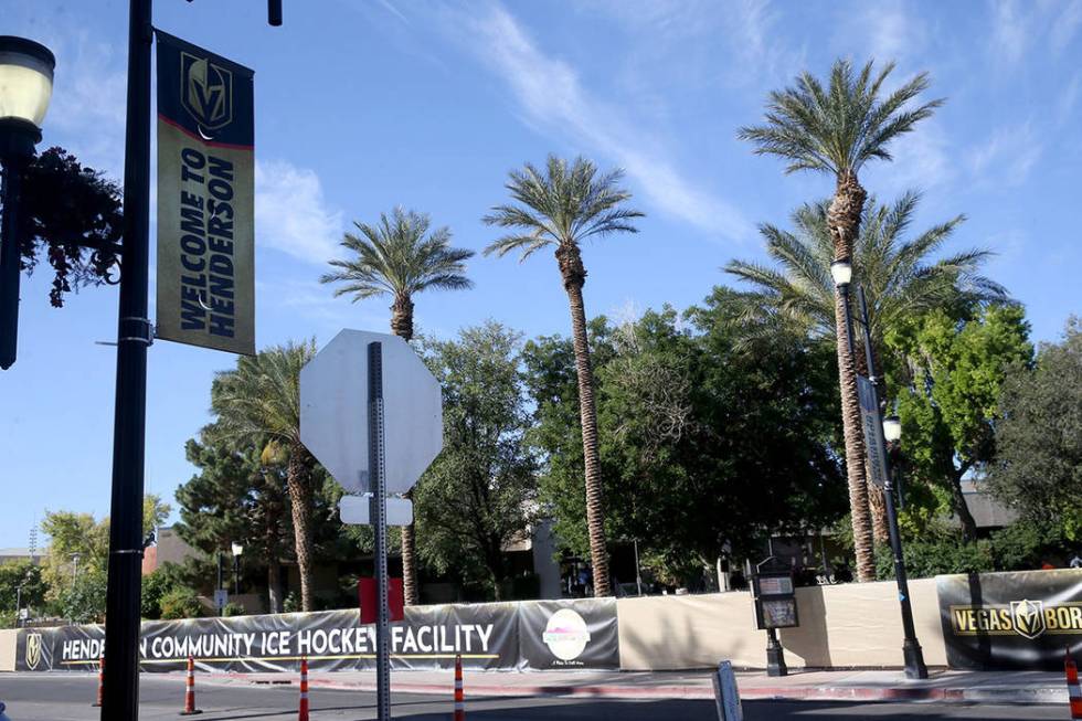 The Henderson Convention Center before a demolition ceremony to promote the Vegas Golden Knight ...