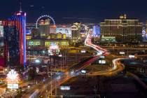 Hotels on The Strip in Las Vegas on Saturday, June 30, 2018. (Richard Brian / Las Vegas Review- ...
