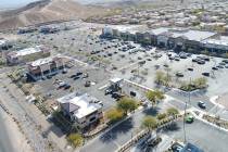 Construction continues on Remington Nevada's Mountain’s Edge Marketplace at the southwest cor ...