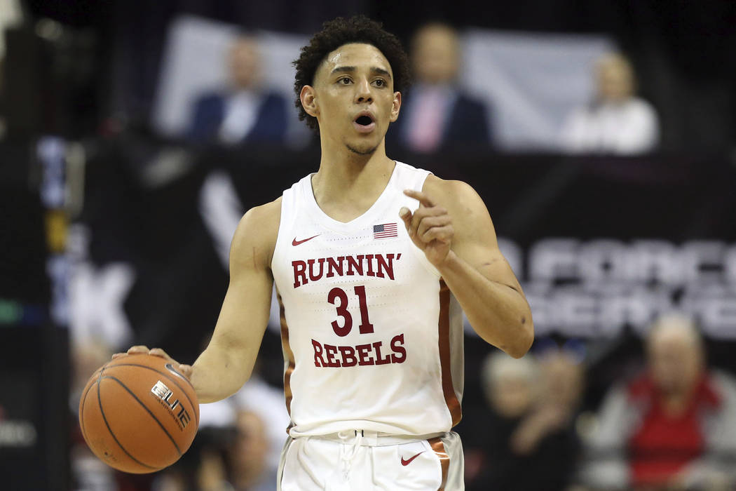 UNLV's Marvin Coleman plays against Boise State during the first half of a Mountain West Confer ...