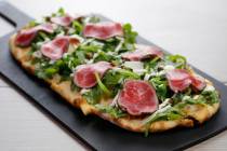 Beef carpaccio flatbread at Topgolf Las Vegas (Topgolf)