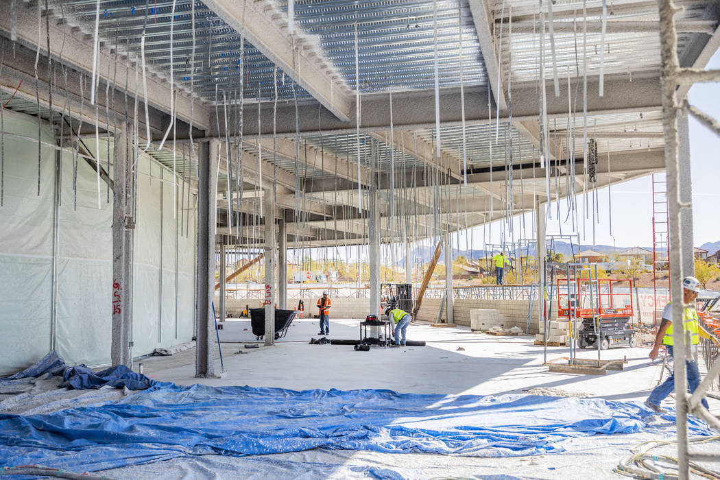 Henderson Hospital is under construction in Henderson on Wednesday, March 4, 2020. (Elizabeth P ...