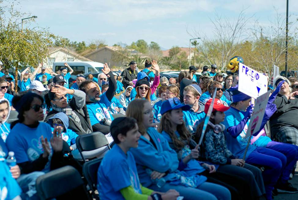 A few hundred people took part in the Walk4Friendship at Bet Yossef Community Center in Las Veg ...