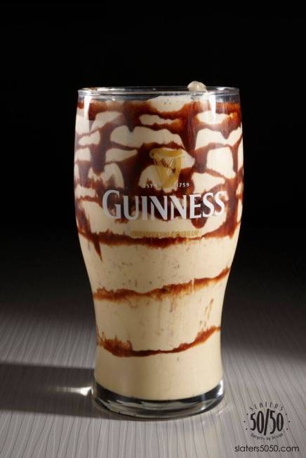 The Adult Mint Chocolate Guinness Shake at Slater's 50/50. (Slater's 50/50)