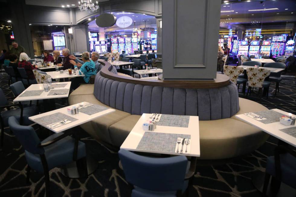 Earl Grey Cafe in the Rampart casino-hotel in Las Vegas, Wednesday, March 4, 2020. (Erik Verduz ...