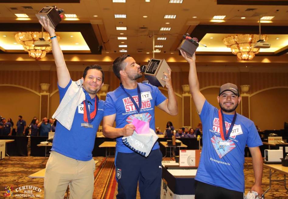 Andres and Adrian Gimenez and Marlon Carballo Cordova were winners in the Nevada State Apartmen ...