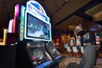 Avatar slot machines, produced by IGT, are shown Dec. 18, 2013, at the Aria. (Review-Journal fi ...