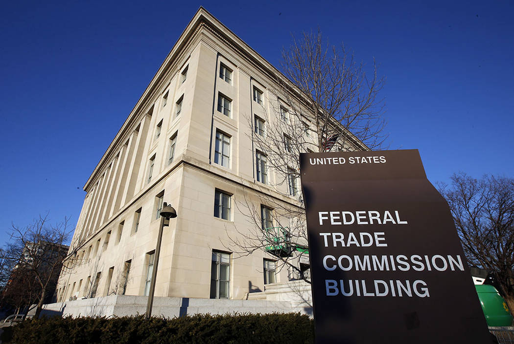 The Federal Trade Commission building in Washington. (AP Photo/Alex Brandon)