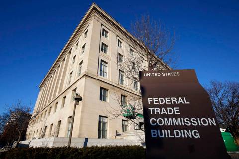 The Federal Trade Commission building in Washington. (AP Photo/Alex Brandon)