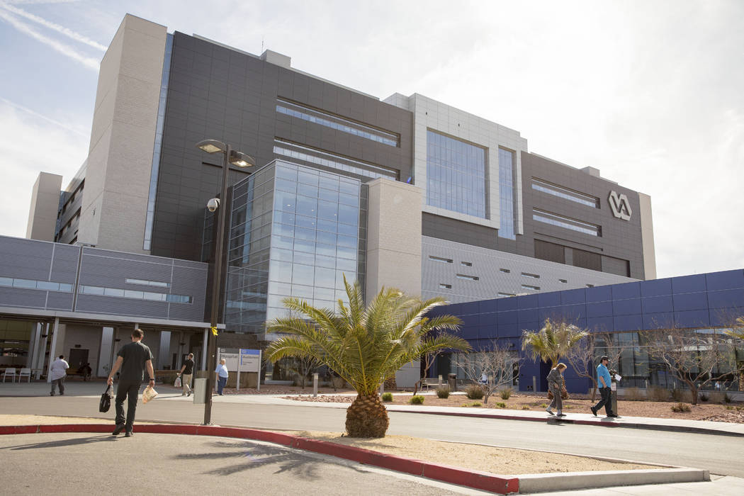 The VA Southern Nevada Healthcare System Medical Center in North Las Vegas is seen on Thursday, ...